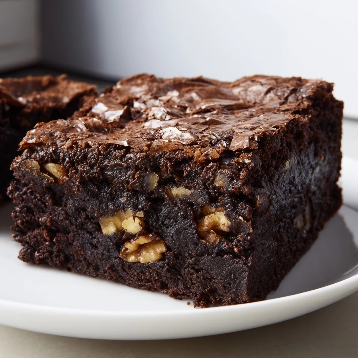 Chocolate Fudge Brownies Walnuts