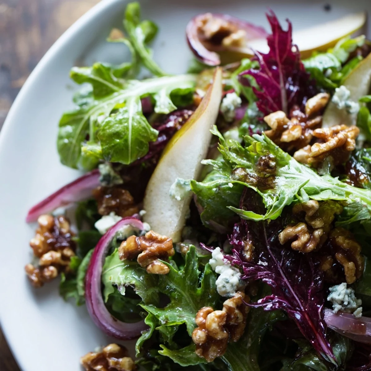 Winter Green Pear Walnuts