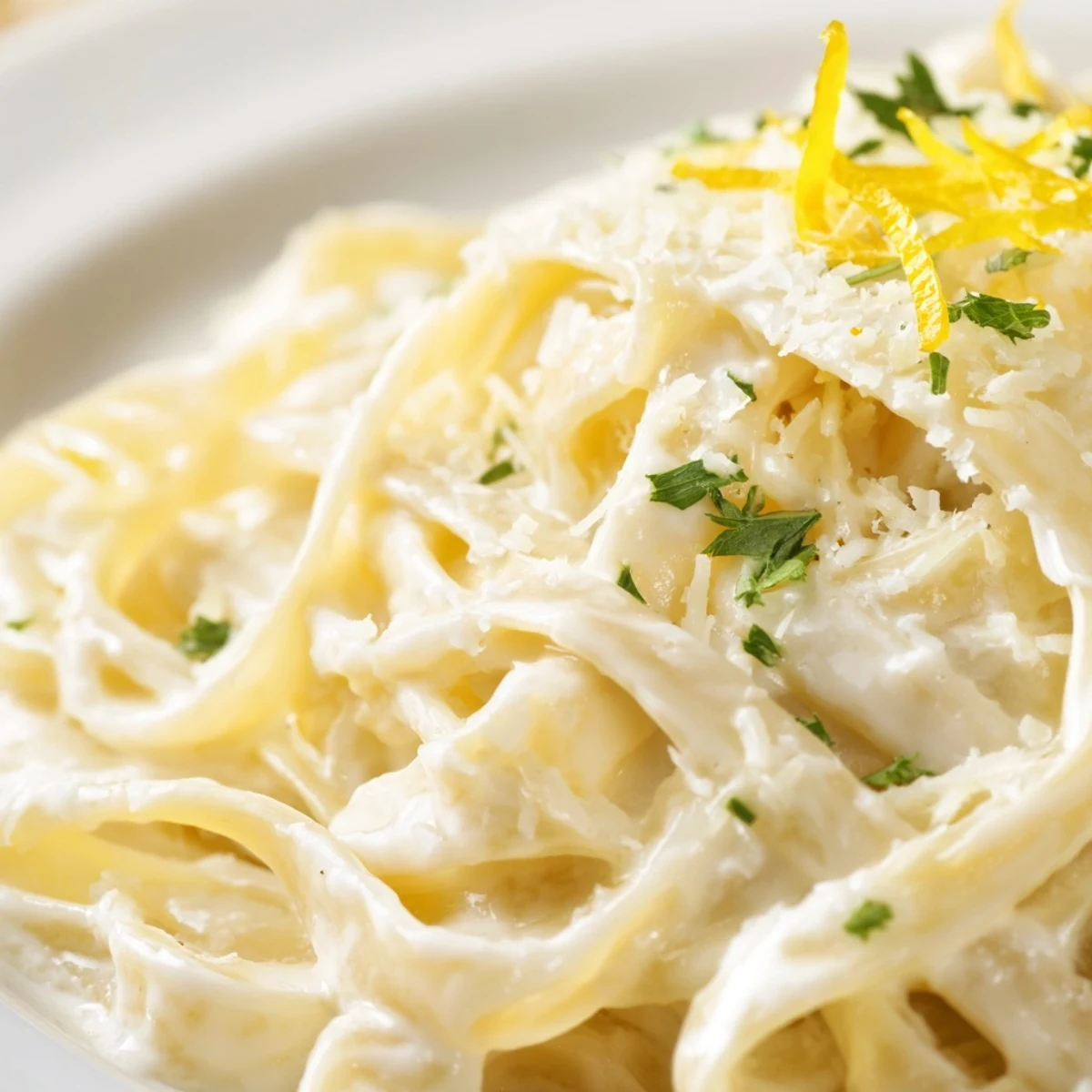 Creamy Sauce Over Pasta