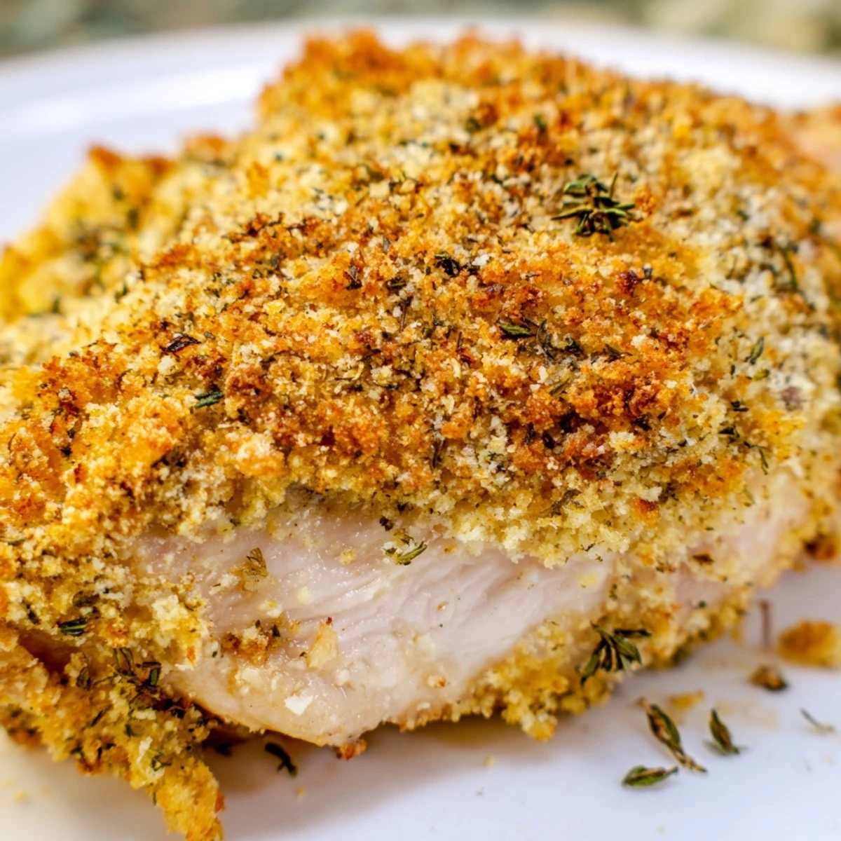 Golden, crispy Crispy Supper Chicken thighs and drumsticks fresh from the oven, served on a rustic platter with lemon wedges.