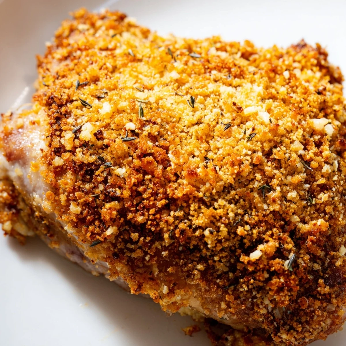 Freshly baked Crispy Supper Chicken arranged on a wire rack, highlighting the crunchy texture and savory herbs.