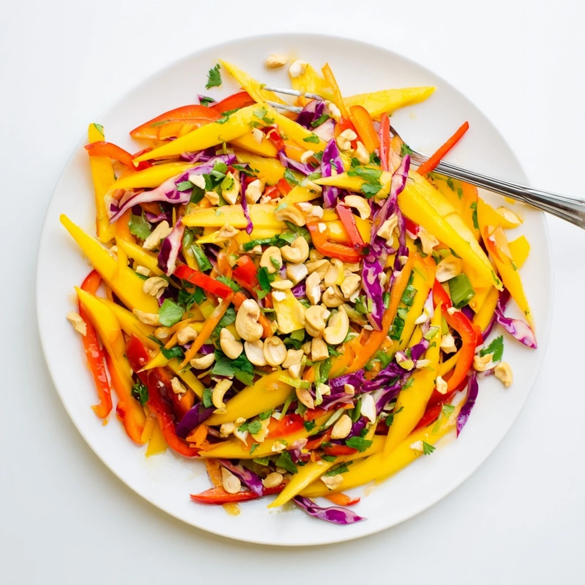 Fresh Mango Citrus Slaw