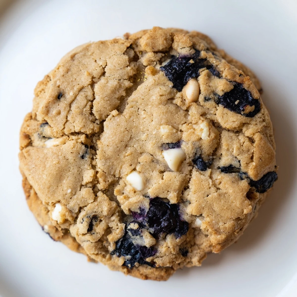 Soft baked lemon blueberry cookies featuring bright citrus zest and pockets of juicy fruit