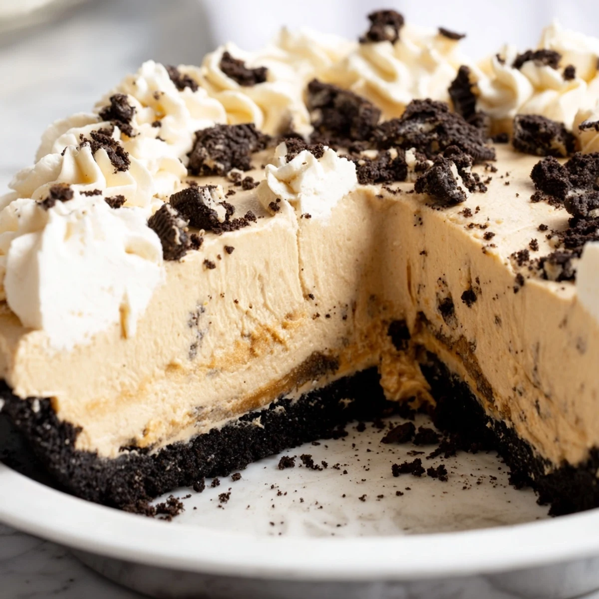 Irresistible Peanut Butter Oreo Pie