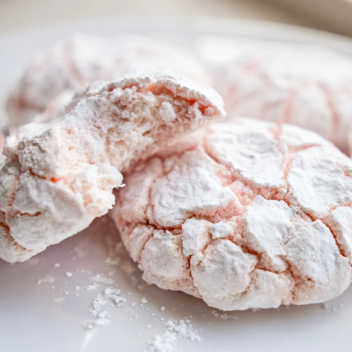 Pastel Crinkle Cookies