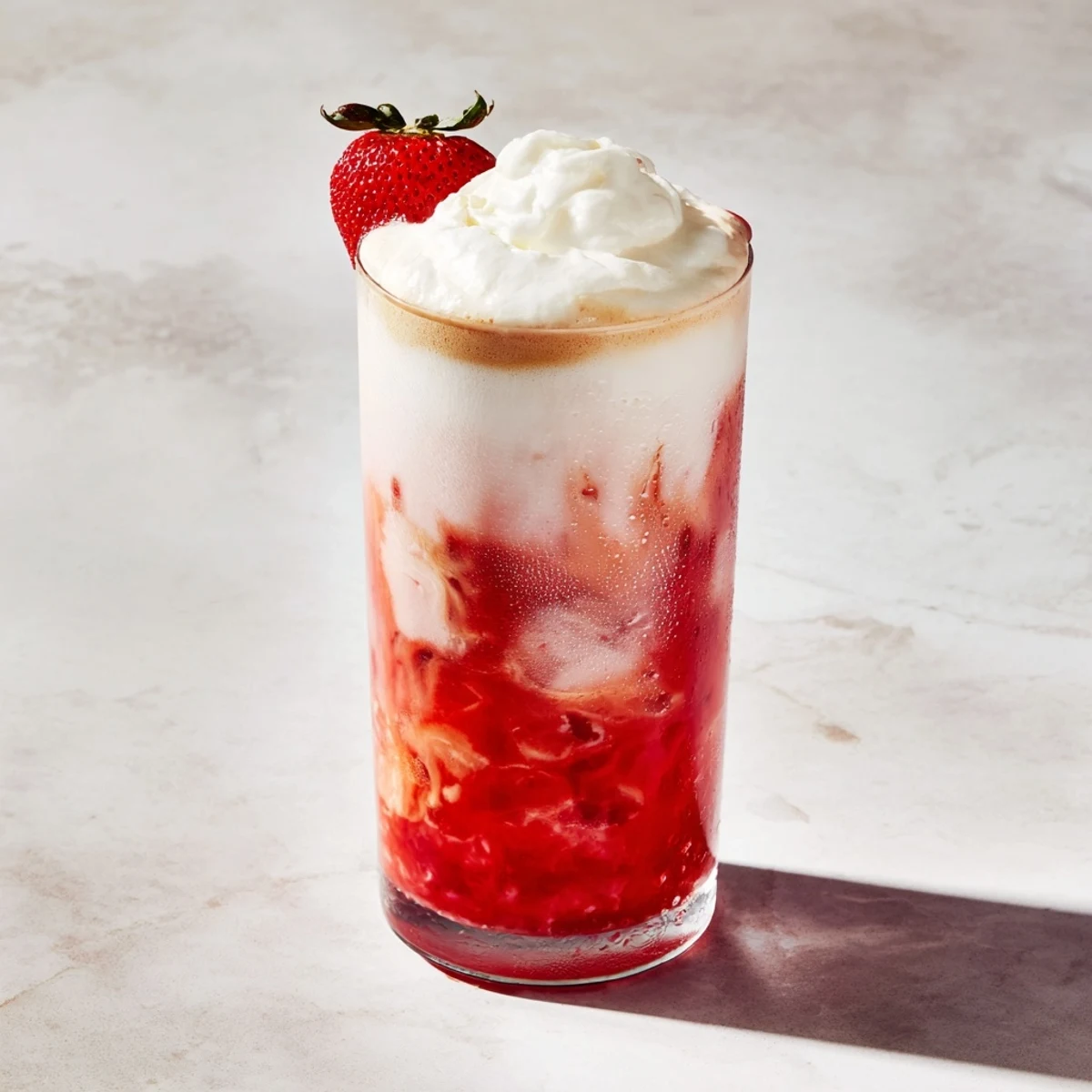 Strawberry Cream Cold Latte