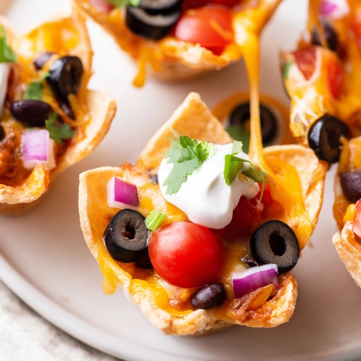 Cheesy Nacho Cups Game Day