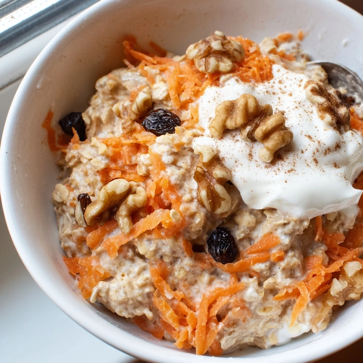 Carrot Cake Overnight Oats