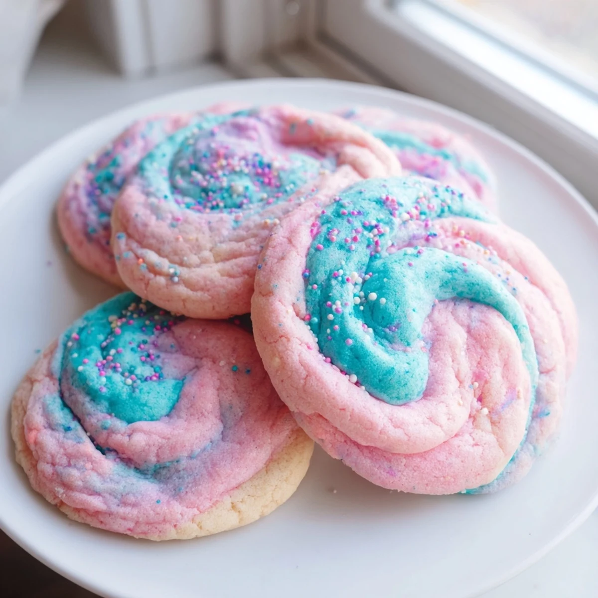 Cotton Candy Cookies
