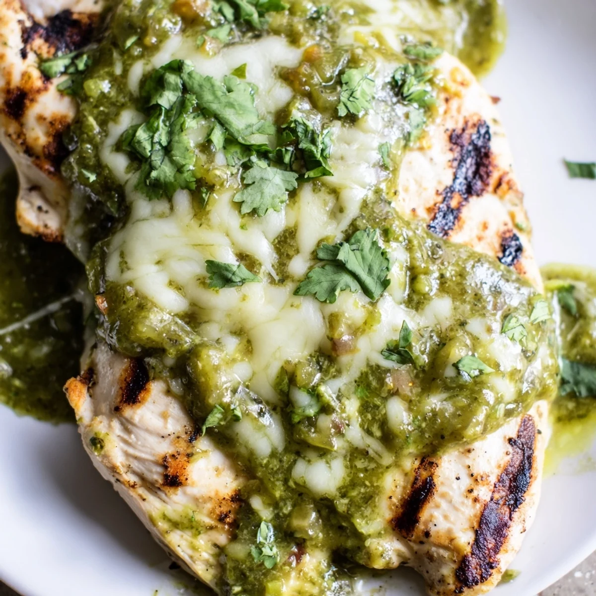 Pepper Jack Salsa Verde Chicken