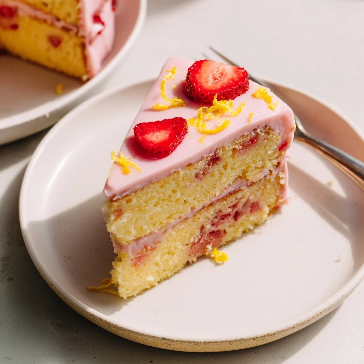 Strawberry Lemonade Cake