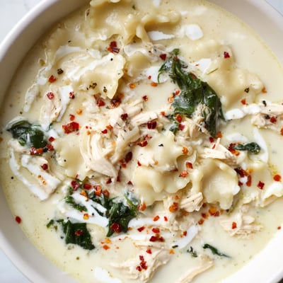 Quick White Lasagna Soup