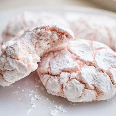 Pastel Crinkle Cookies